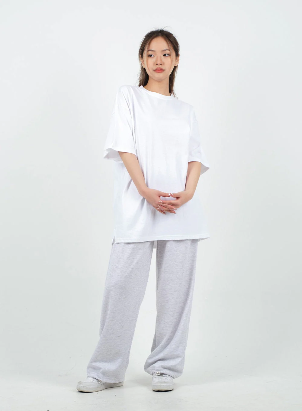 Basic Loose Fit Oversized T-shirt CA26 - Image 12