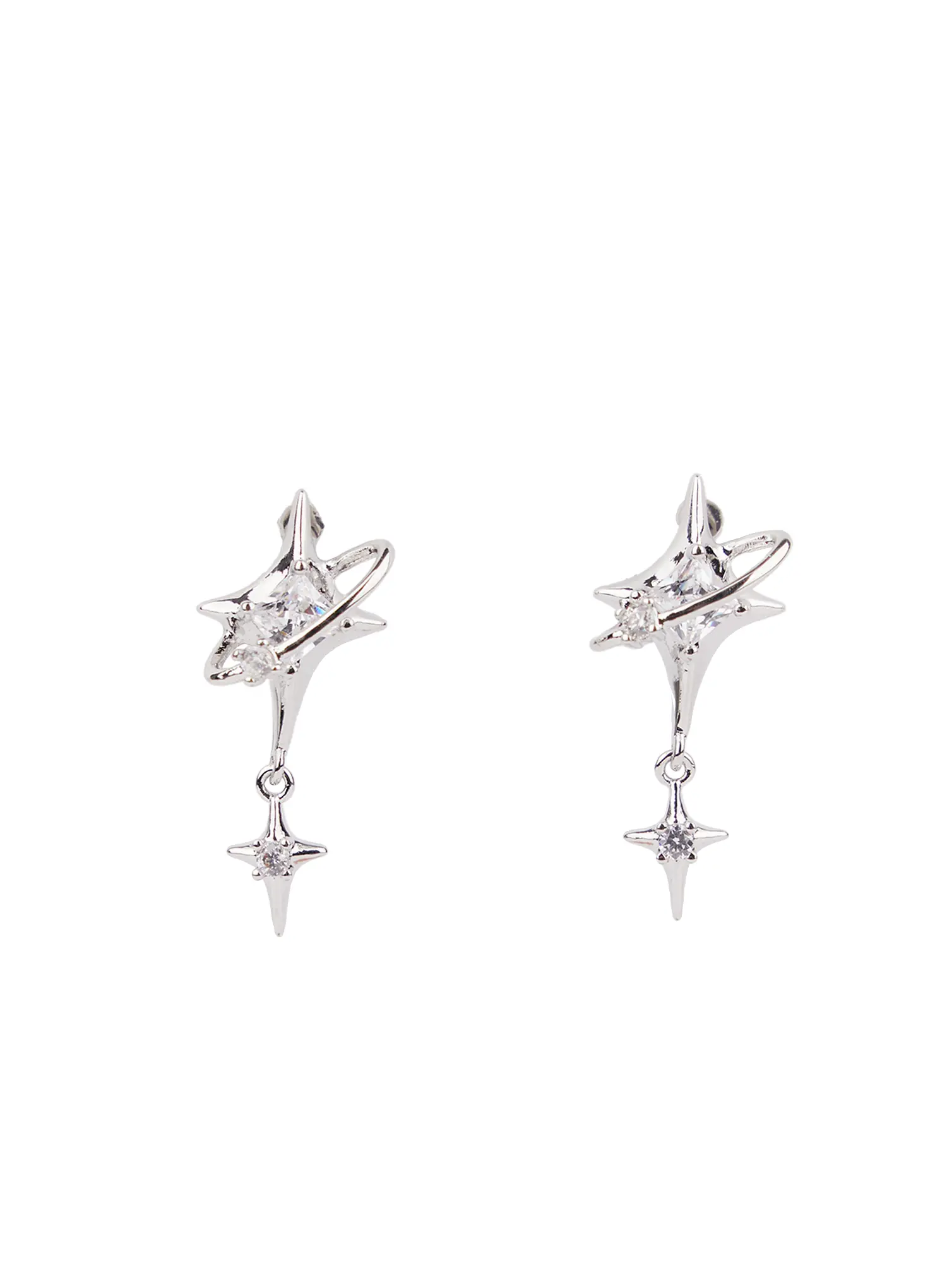 Cosmic Star Drop Earrings CM505 - Image 4
