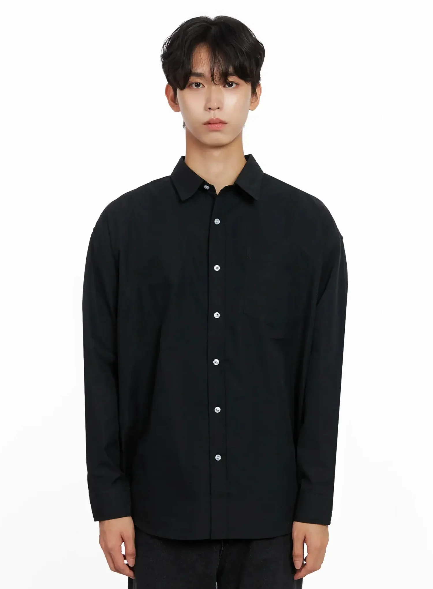 Men's Essential Button-Up Shirt IO516 - Image 16