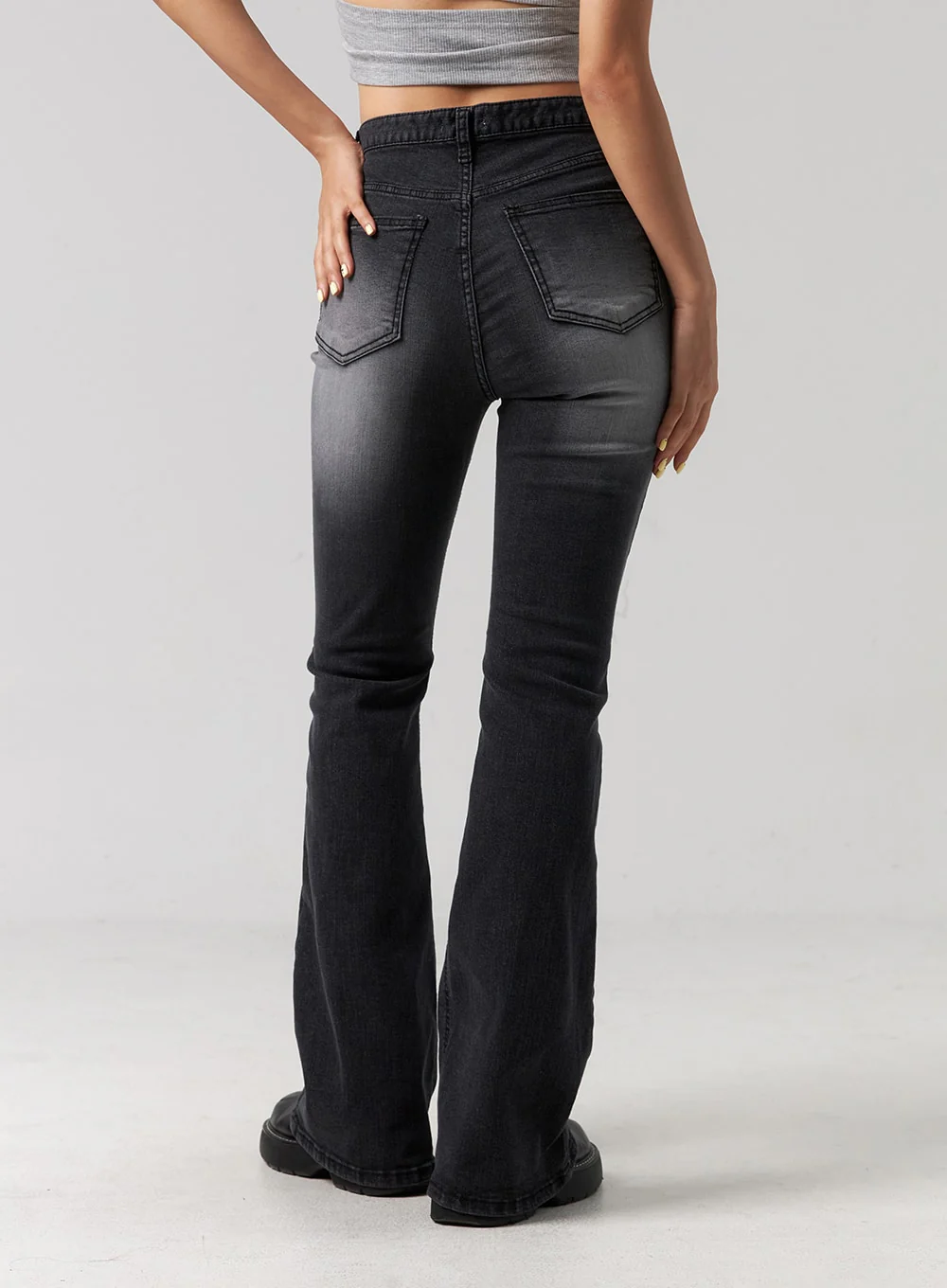 Modern Slim Bootcut Jeans CG319 - Image 6