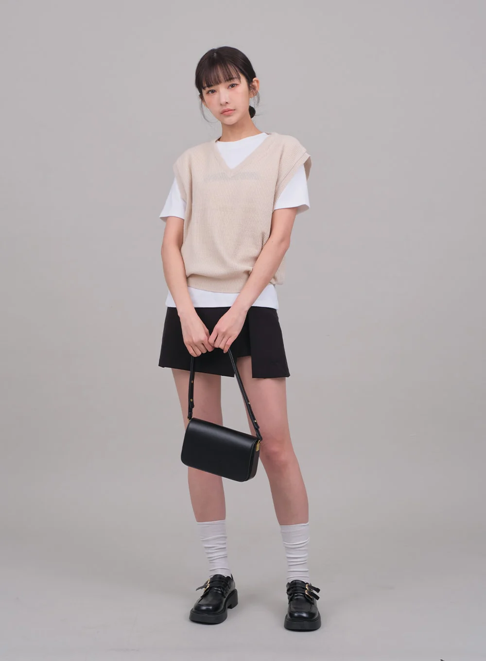 Skirt with Front Slit C2701 - Image 3