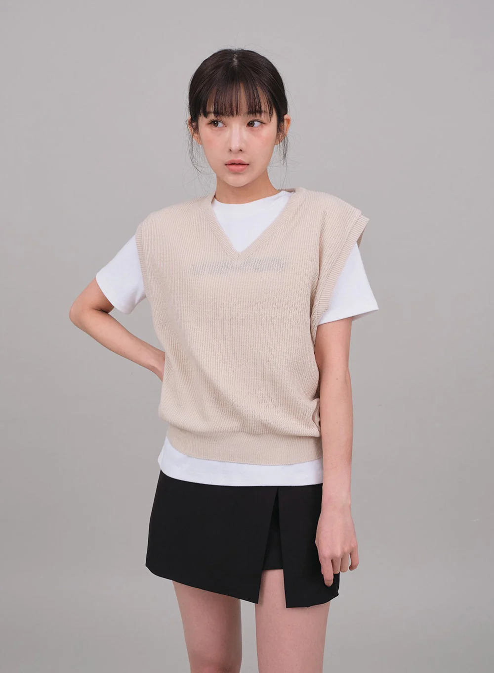 Skirt with Front Slit C2701 - Image 7